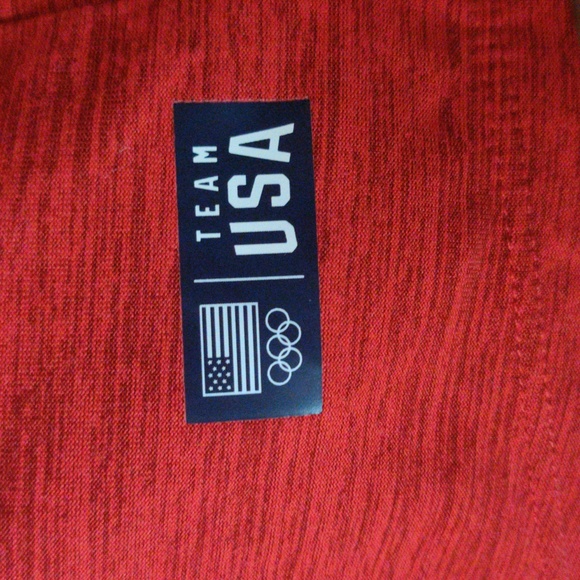 US Olympic Team Apparel Red USA Olympic Muscle Shirt Size XS - Picture 2 of 6